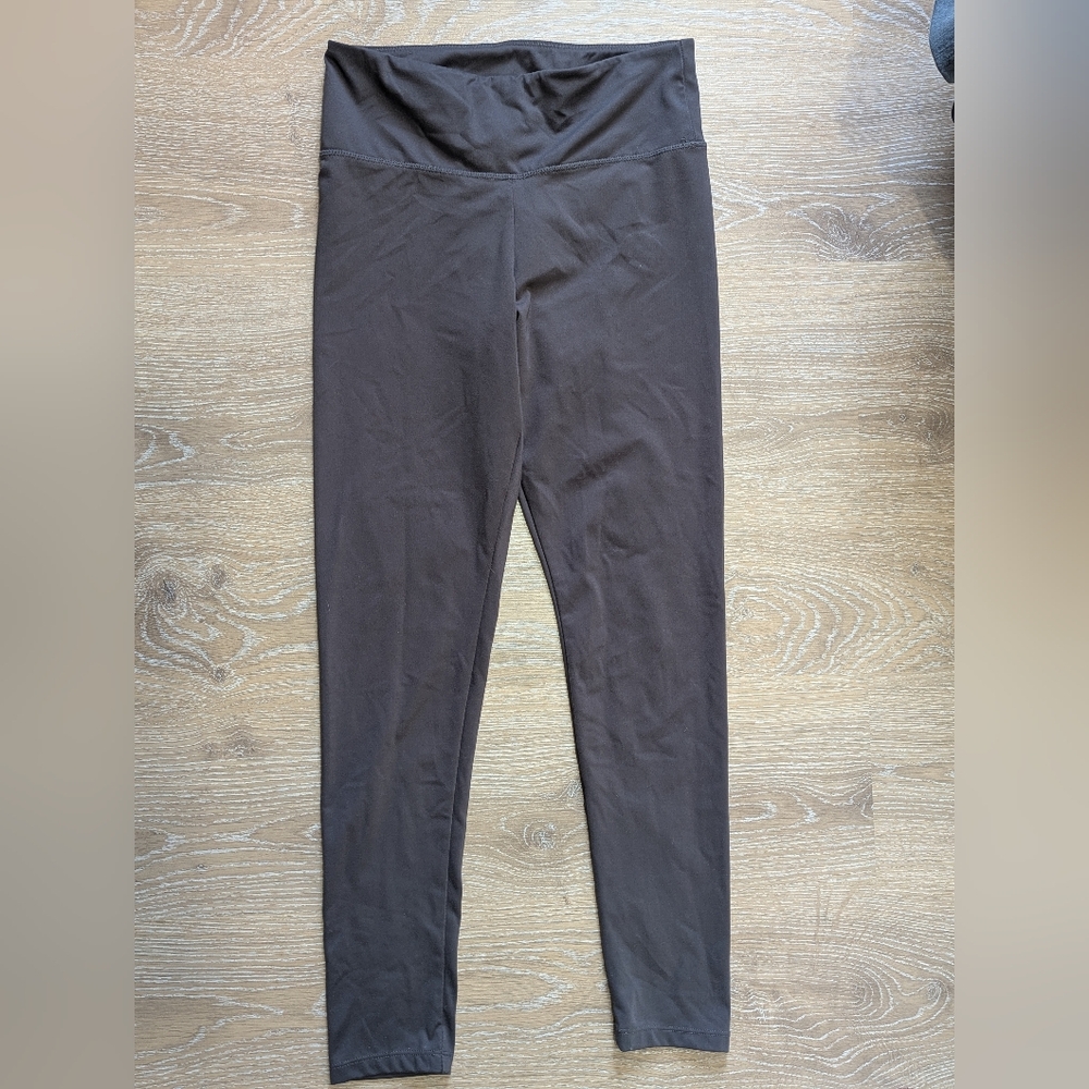 Black Bow Dark Gray Leggings Women's‎ Large